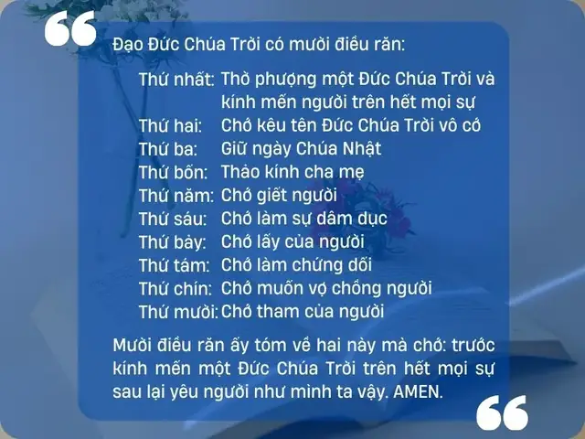 10 Điều Răn Chúa Giêsu 10 Điều Răn Chúa Giêsu