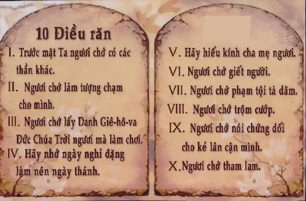10 Điều Răn Chúa Giêsu 10 Điều Răn Chúa Giêsu