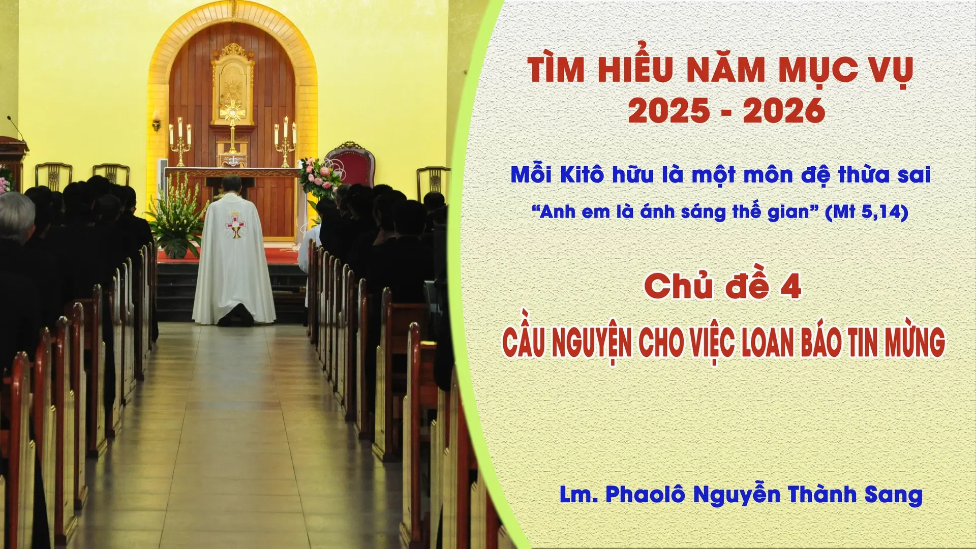Chuyên Mục Giáo Xứ Gia Nghĩa: Sinh Hoạt và Thông Tin – Nhìn Lại Một Năm Dưới Ánh Sáng Đức Tin và Tình Yêu Thương