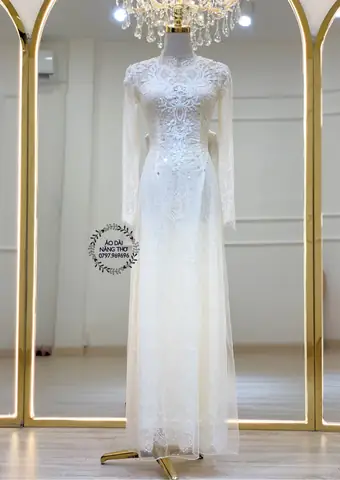 Áo Dài Làm Lễ Nhà Thờ