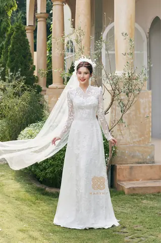 Áo Dài Làm Lễ Nhà Thờ