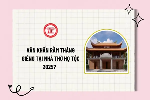 Bài Cúng Rằm Tháng Giêng Tại Nhà Thờ Họ Bài Cúng Rằm Tháng Giêng Tại Nhà Thờ Họ