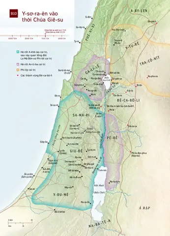 Bản Đồ Israel Thời Chúa Giêsu