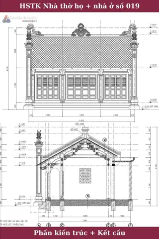 Bản Vẽ Autocad Nhà Thờ Họ