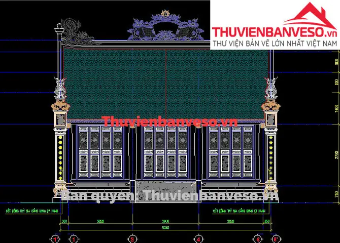 Bản Vẽ Autocad Nhà Thờ Họ