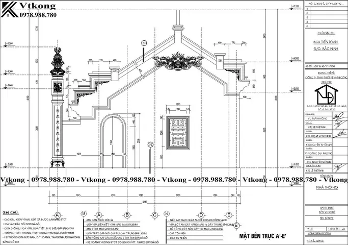 Bản Vẽ Nhà Thờ Họ