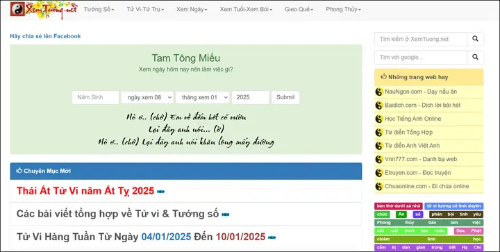 Cách Xem Tử Vi Tướng Số