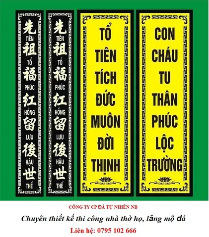Câu Đối Chữ Hán Nhà Thờ Họ Câu Đối Chữ Hán Nhà Thờ Họ