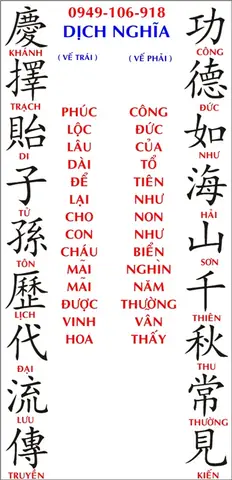 Câu Đối Nhà Thờ Họ
