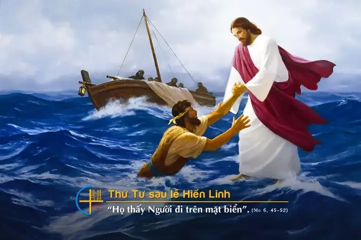 Chúa Giêsu Đi Trên Mặt Biển