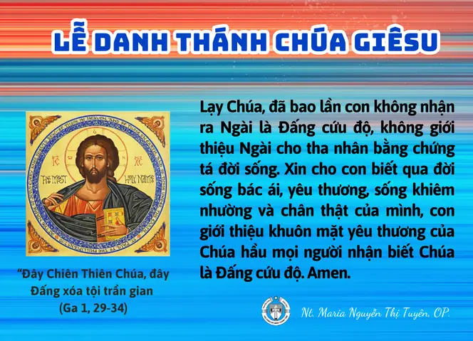 Danh Thánh Chúa Giêsu Danh Thánh Chúa Giêsu