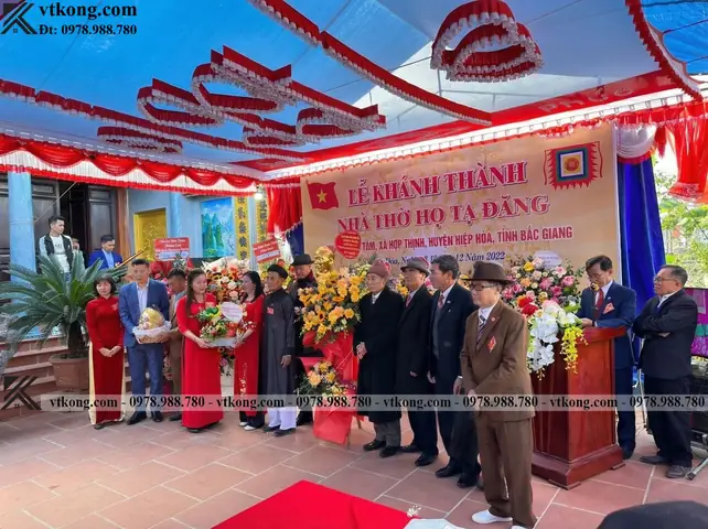 Diễn Văn Khánh Thành Nhà Thờ Họ