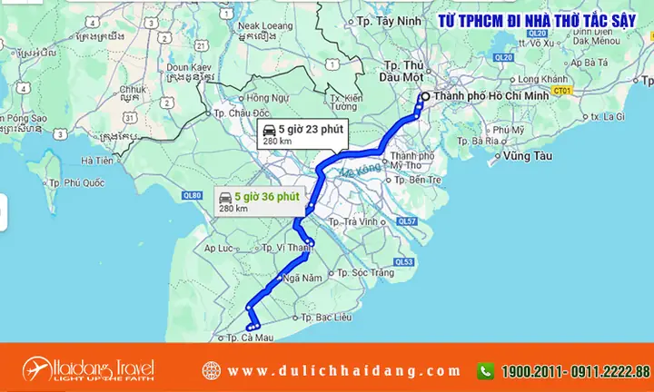 Đường Đi Đến Nhà Thờ Tắc Sậy