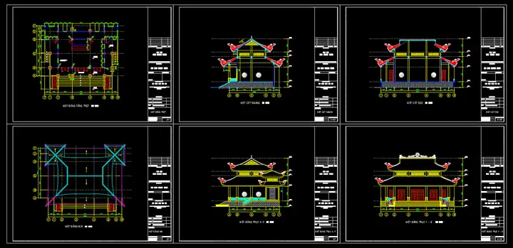 File Cad Nhà Thờ Họ File Cad Nhà Thờ Họ