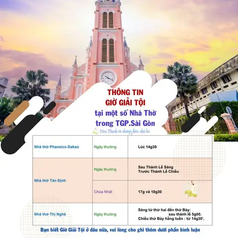 Giải Tội Nhà Thờ Ba Chuông