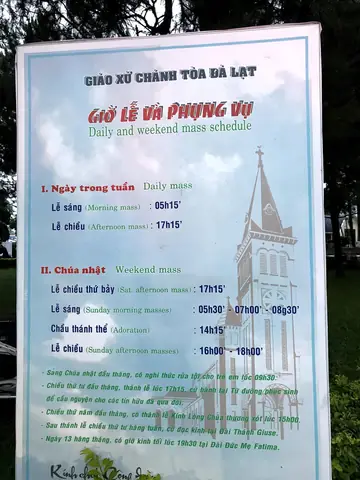 Giờ Lễ Nhà Thờ
