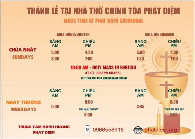 Giờ Lễ Nhà Thờ Gò Vấp Giờ Lễ Nhà Thờ Gò Vấp