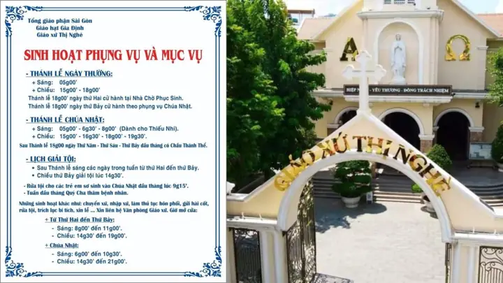 Giờ Lễ Nhà Thờ Hcm Giờ Lễ Nhà Thờ Hcm