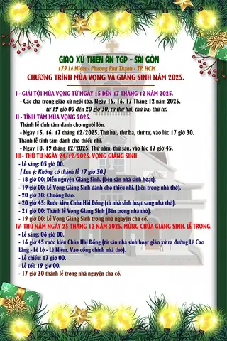 Giờ Lễ Nhà Thờ Thiên Ân Giờ Lễ Nhà Thờ Thiên Ân