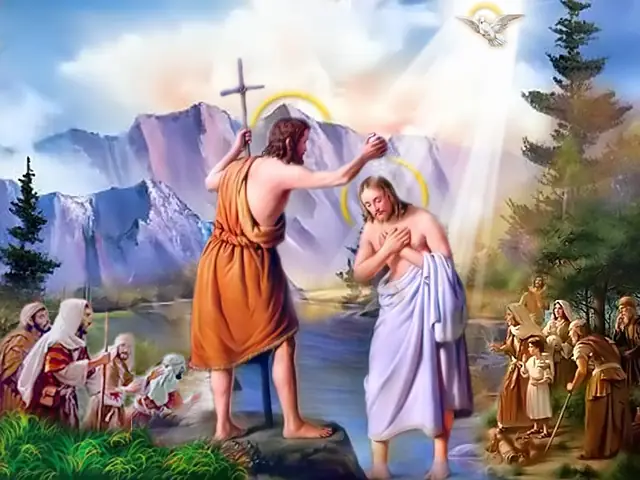 Hình Chúa Giêsu Chịu Phép Rửa