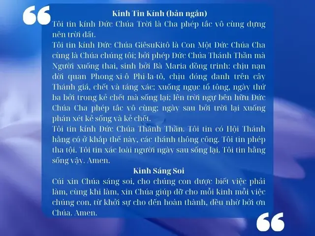 Kinh Chúa Sáng Soi Kinh Chúa Sáng Soi