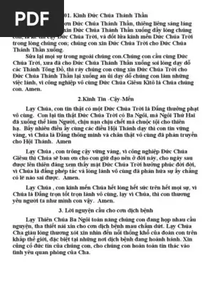 Kinh Chúa Thánh Thần Pdf