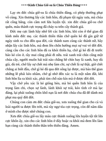 Kinh Chúa Thiên Đàng