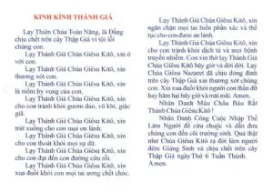 Kinh Kính Thánh Giá Chúa Giêsu Kinh Kính Thánh Giá Chúa Giêsu