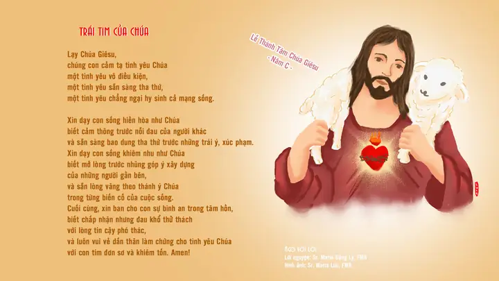 Lời Nguyện Lễ Thánh Tâm Chúa Giêsu Lời Nguyện Lễ Thánh Tâm Chúa Giêsu