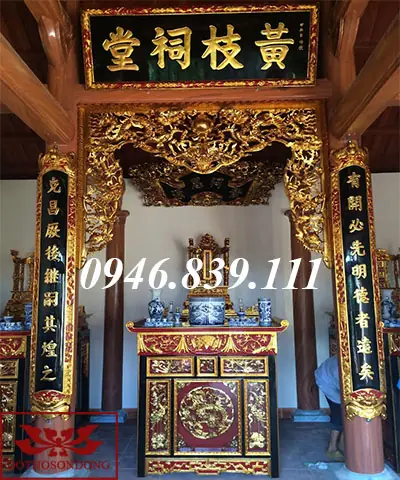 Mẫu Hoành Phi Câu Đối Nhà Thờ Họ