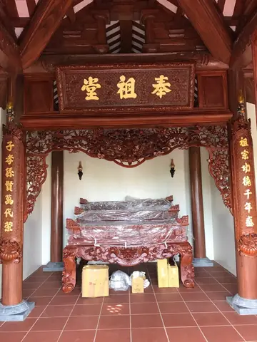 Mẫu Hoành Phi Câu Đối Nhà Thờ Họ