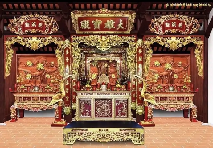 Mẫu Hoành Phi Câu Đối Nhà Thờ Họ