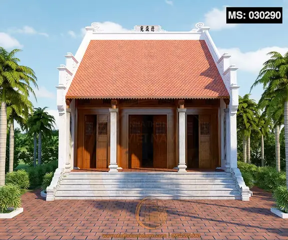 Mẫu Nhà Thờ Họ Đơn Giản