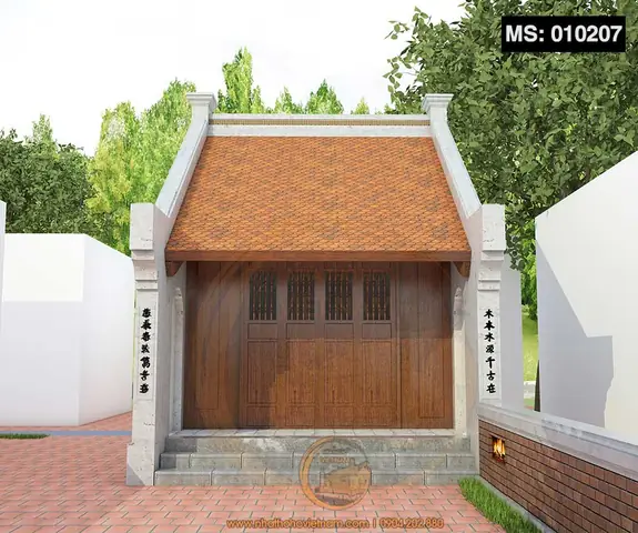 Mẫu Nhà Thờ Họ Đơn Giản