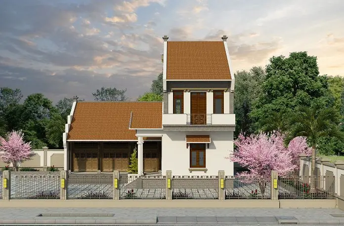 Mẫu Thiết Kế Nhà Thờ Kết Hợp Nhà Ở