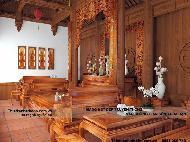 Nội Thất Nhà Thờ Họ Đẹp