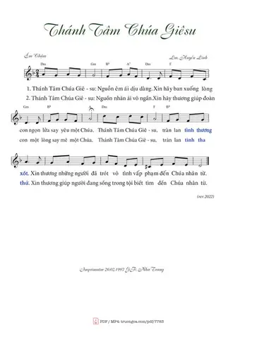 Thánh Tâm Chúa Giêsu Pdf