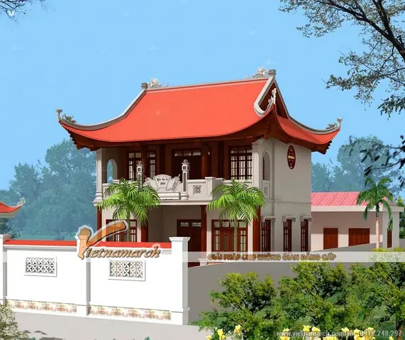 Thiết Kế Nhà Thờ Họ 2 Tầng Thiết Kế Nhà Thờ Họ 2 Tầng