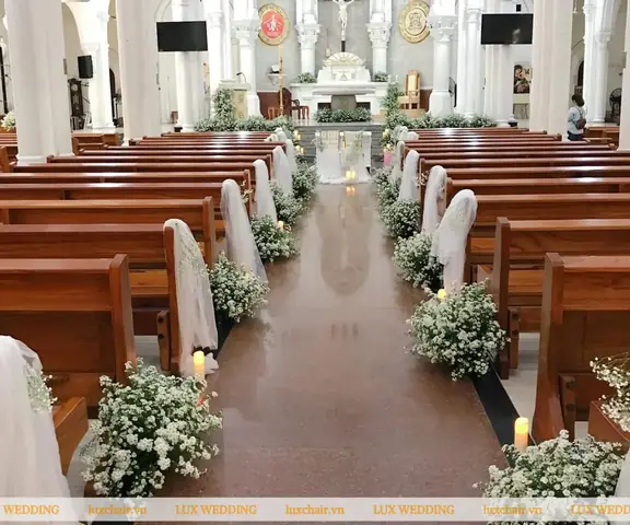 Trang Trí Nhà Thờ Cho Lễ Cưới