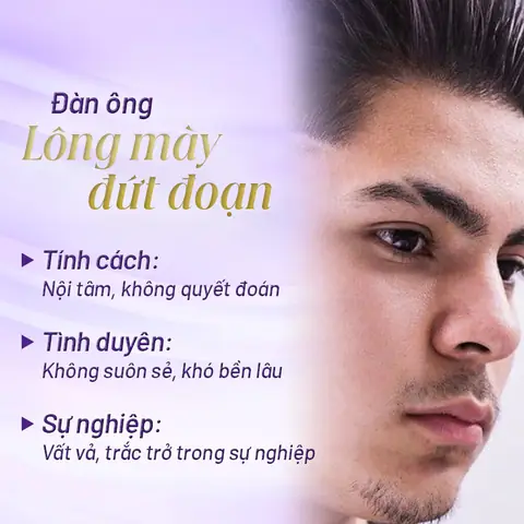 Tướng Lông Mày Bị Đứt Đoạn Tướng Lông Mày Bị Đứt Đoạn