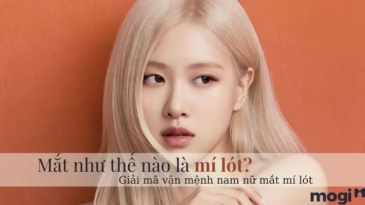 Tướng Mắt 1 Mí Và Mí Lót
