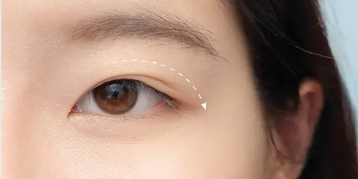 Tướng Mắt Khóe Mắt Hướng Xuống