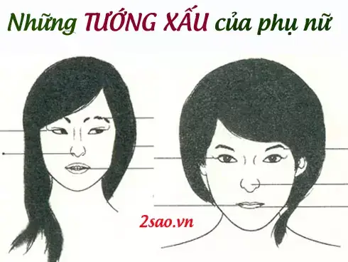 Tướng Mặt Phụ Nữ Xấu