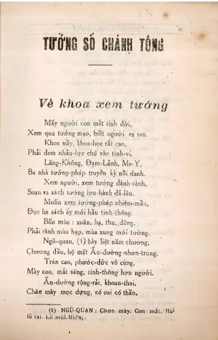 Tướng Số Chánh Tông