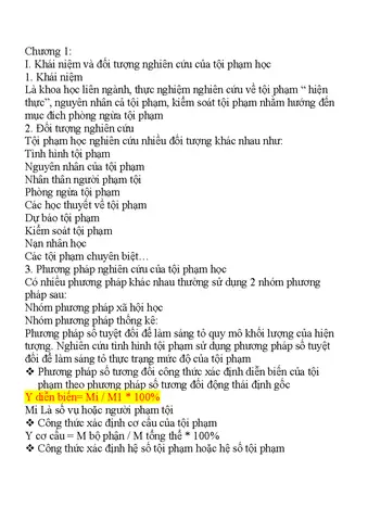 Tướng Số Tội Phạm Học Tướng Số Tội Phạm Học