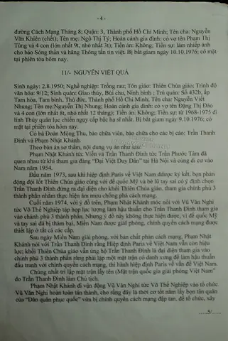 Vụ Án Nhà Thờ Vinh Sơn Vụ Án Nhà Thờ Vinh Sơn