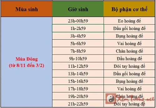 Xem Tướng Số Qua Giờ Sinh Xem Tướng Số Qua Giờ Sinh