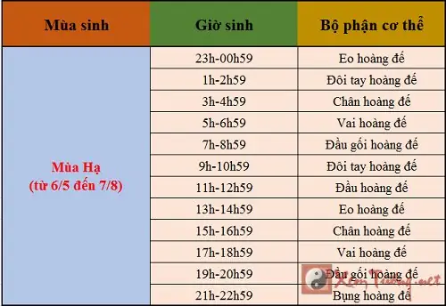 Xem Tướng Số Theo Ngày Giờ Sinh