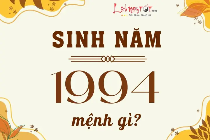 Xem Tướng Số Tuổi 1994 Xem Tướng Số Tuổi 1994