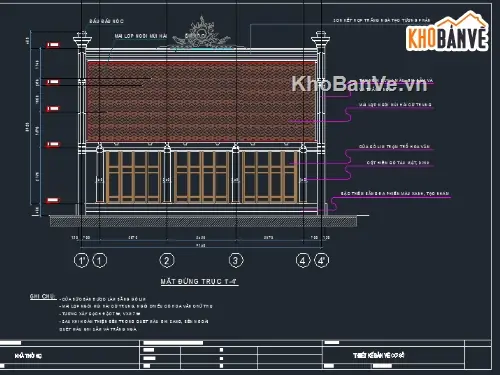 Xin File Cad Nhà Thờ Họ